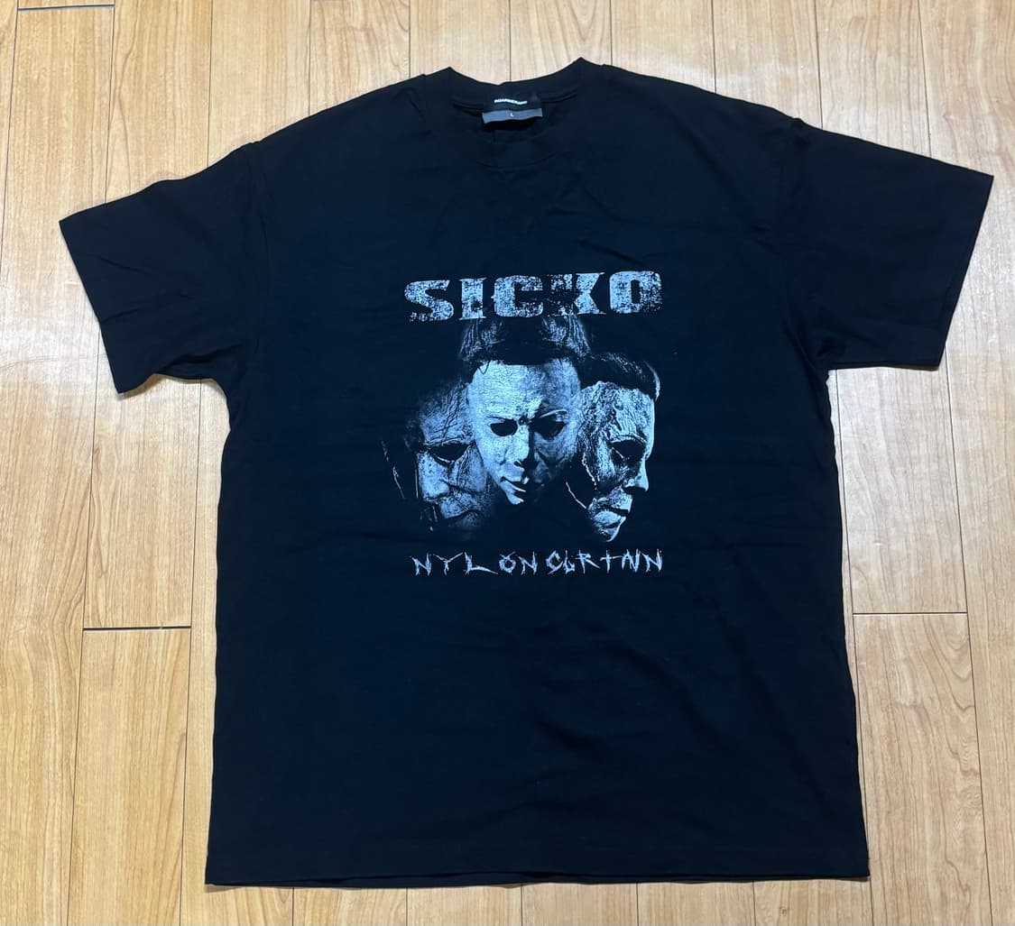 로어링라드 식코 오버 티셔츠 블랙 반팔 L 상품이미지2