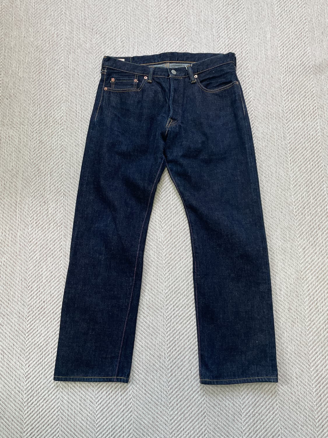 모모타로진 RM 버튼플라이 데님팬츠  J04012 상품이미지5