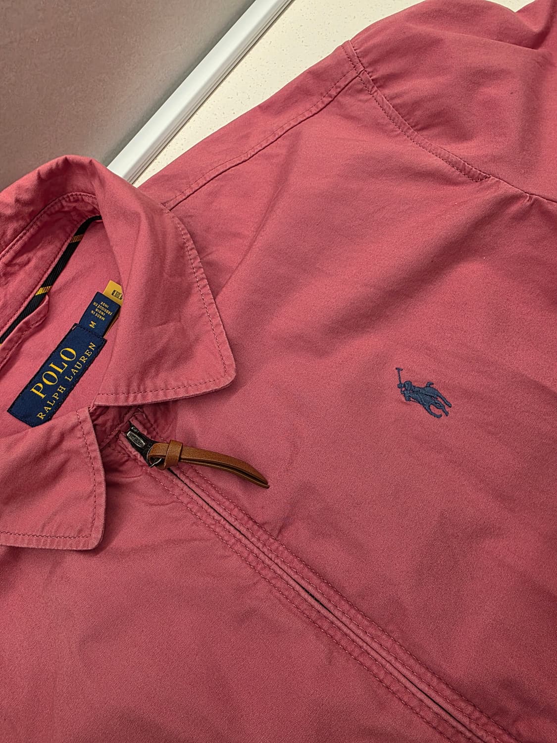 폴로 랄프로렌 바라쿠다 자켓 핑크 M 베이포트 바이스윙 해링턴 상품이미지2