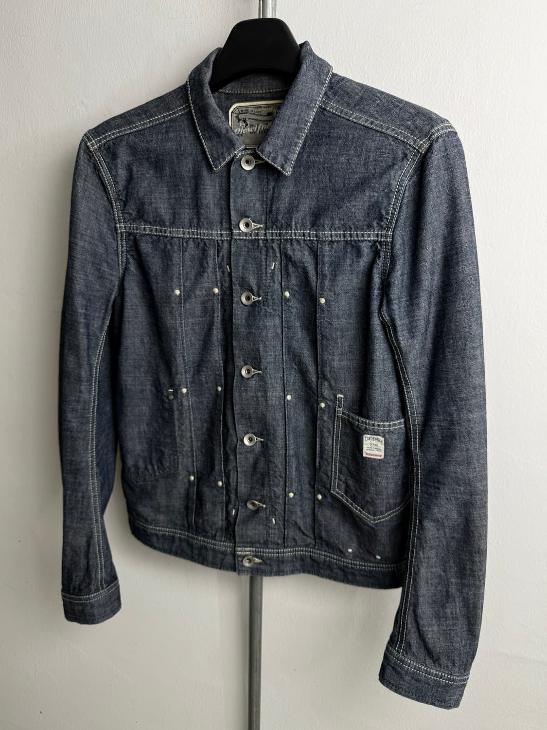 Diesel Denim Embroidered Trucker Jacket 상품이미지3