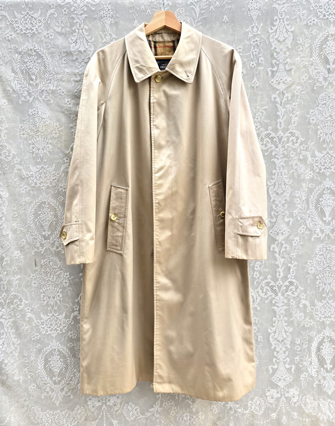 90s 버버리 싱글 코트 (made in england) 상품이미지1
