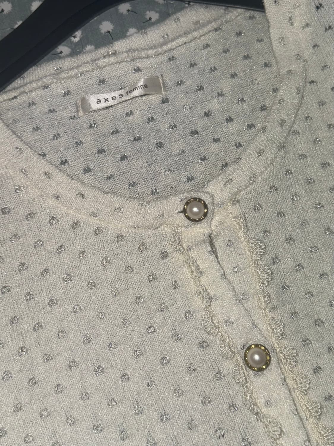 액시즈팜 아이보리 가디건 상품이미지2