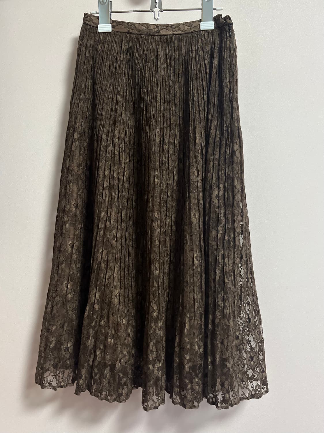 Brown Sheer Skirt 브라운 쉬어 스커트 상품이미지1