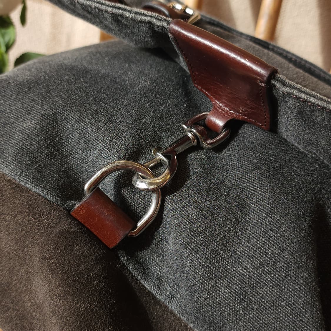 00년대 돌체앤가바나 캔버스 레더 메신져백 크로스백 상품이미지8