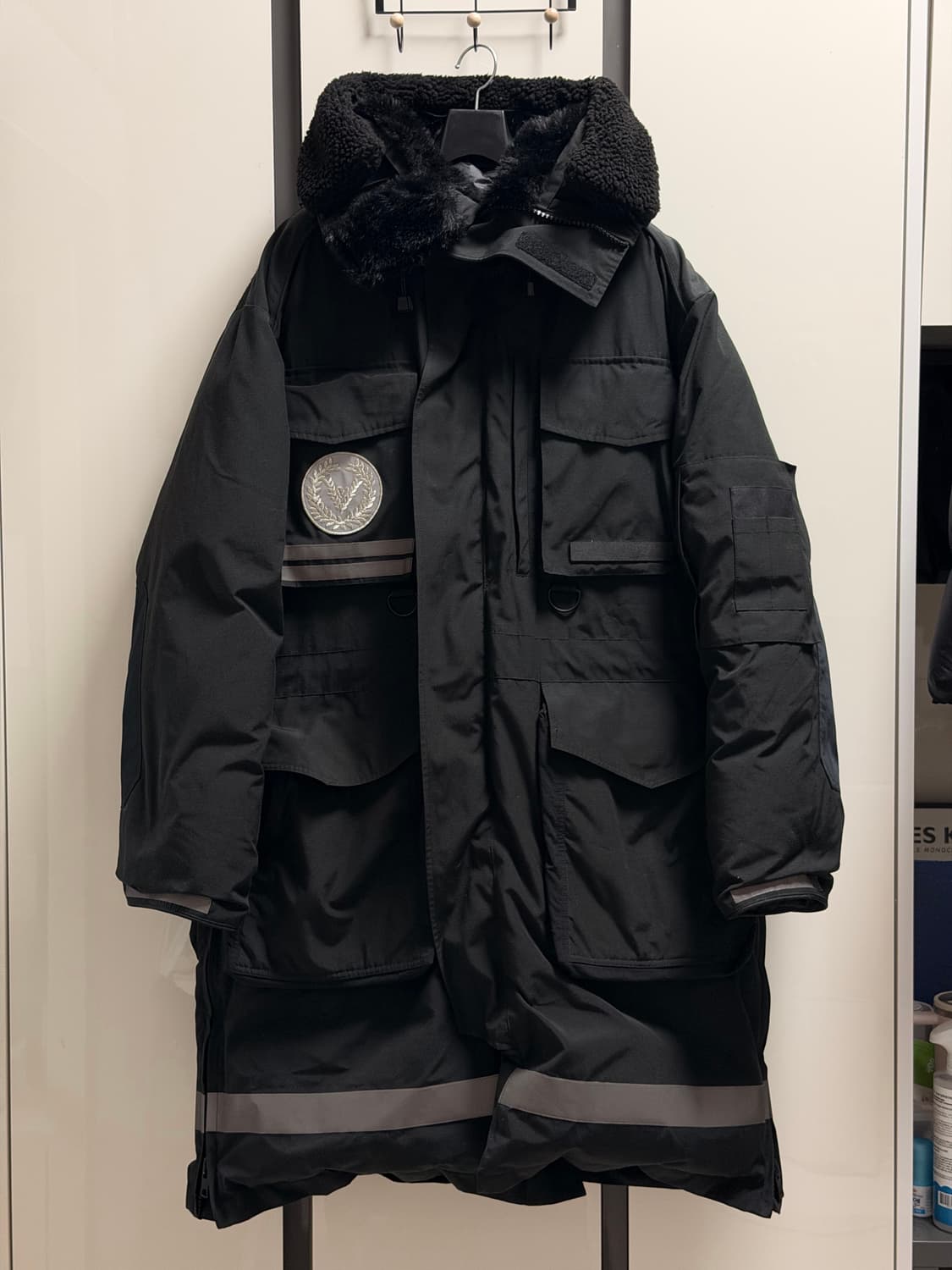 (105-110)브이넥러브 야상 덕다운 패딩 상품이미지6