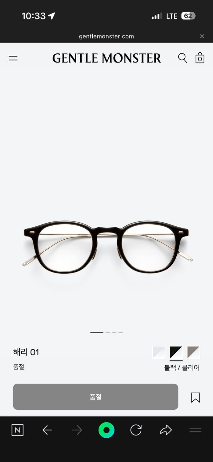 젠틀몬스터 해리01 상품이미지1