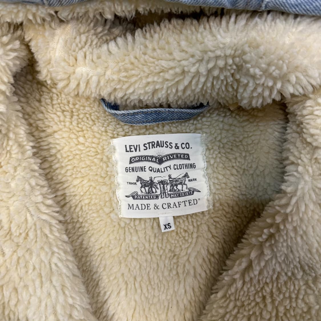 리바이스 메이드앤크래프트 양털 데님 자켓 상품이미지5