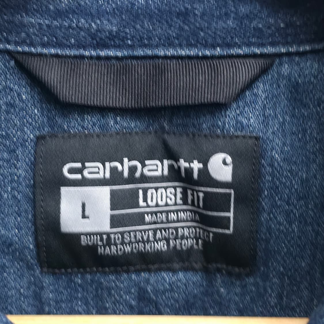 [L] 칼하트 데님 셔츠 상품이미지4