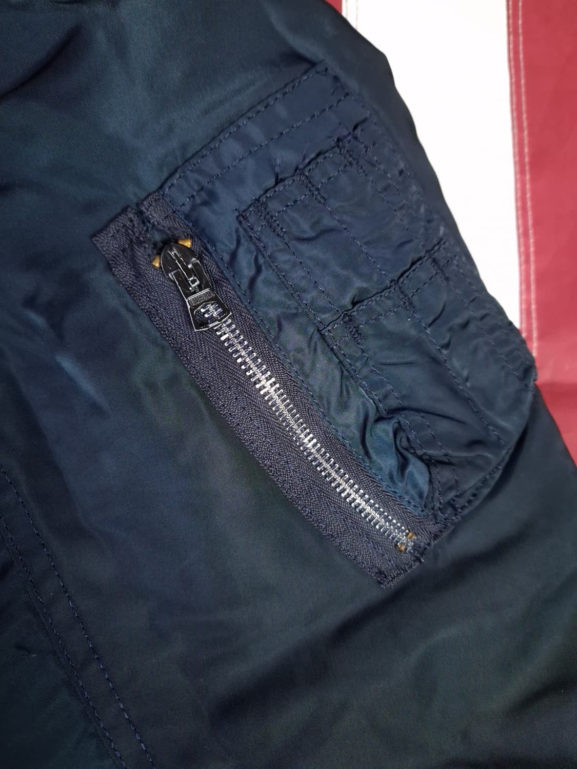 오리지날 미국제조 알파사 민수용 미공군 MA-1 항공점퍼 상품이미지5