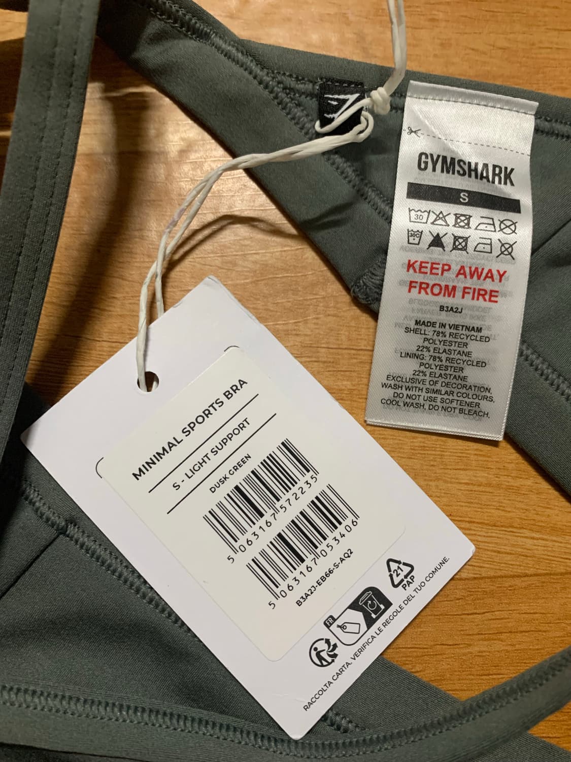 GYMSHARK 짐샤크 미니멀 스포츠 브라(S 사이즈) 상품이미지7