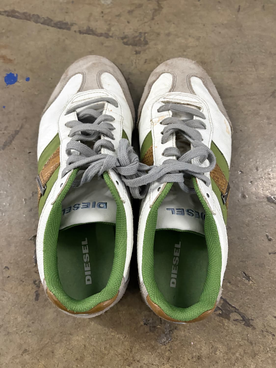 Disel 흰색/녹색 스니커즈 운동화 275 상품이미지6
