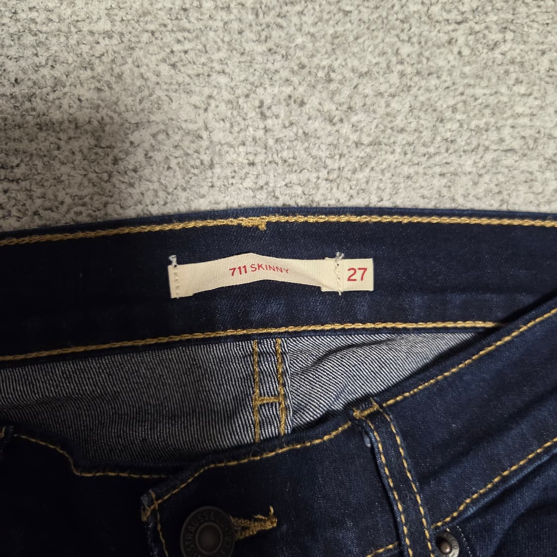 Levi's 리바이스 711 로우라이즈 데님팬츠 27-28 상품이미지5
