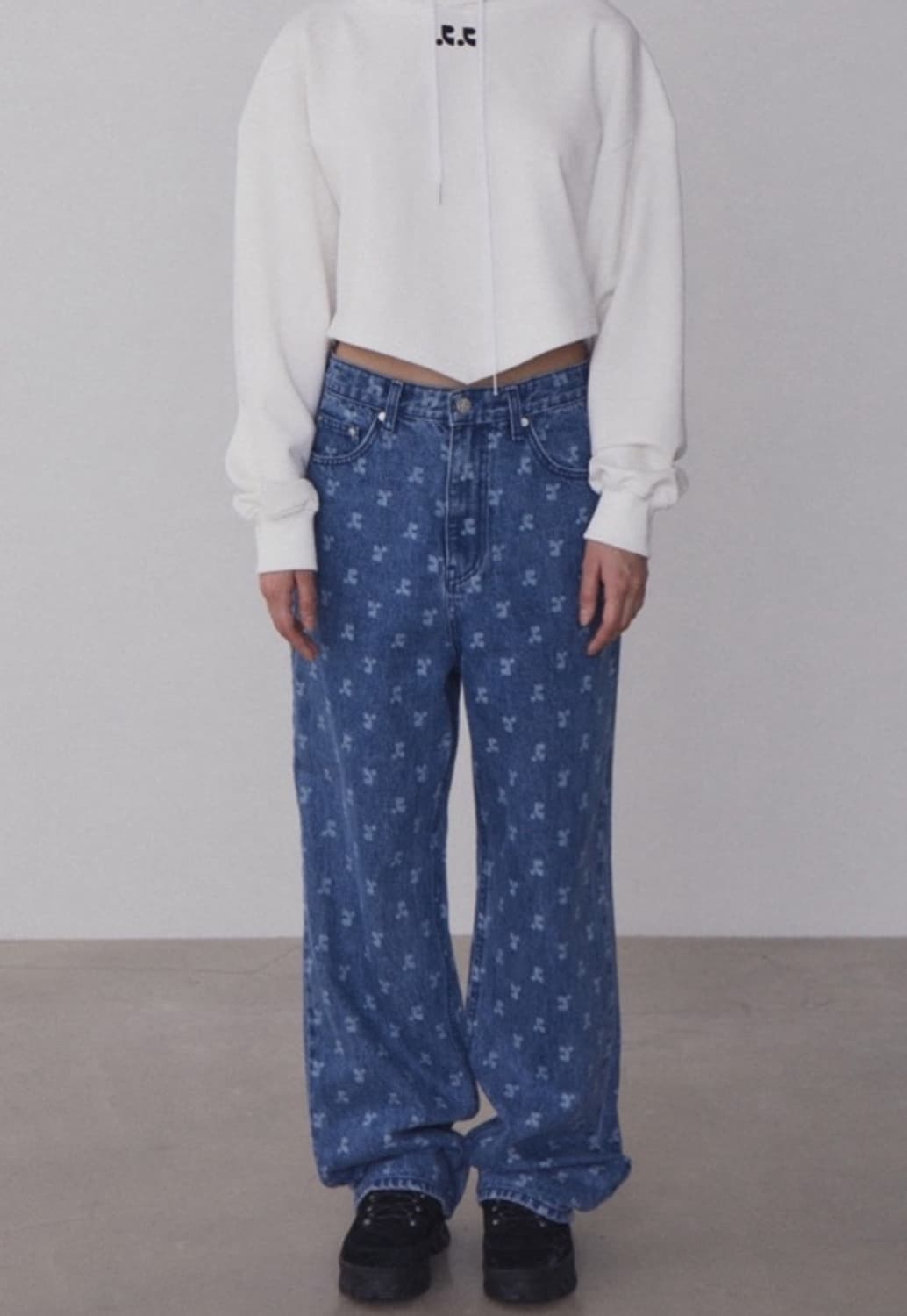 RR PRINTED DENIM PANTS - BLUE 사이즈 M 상품이미지3