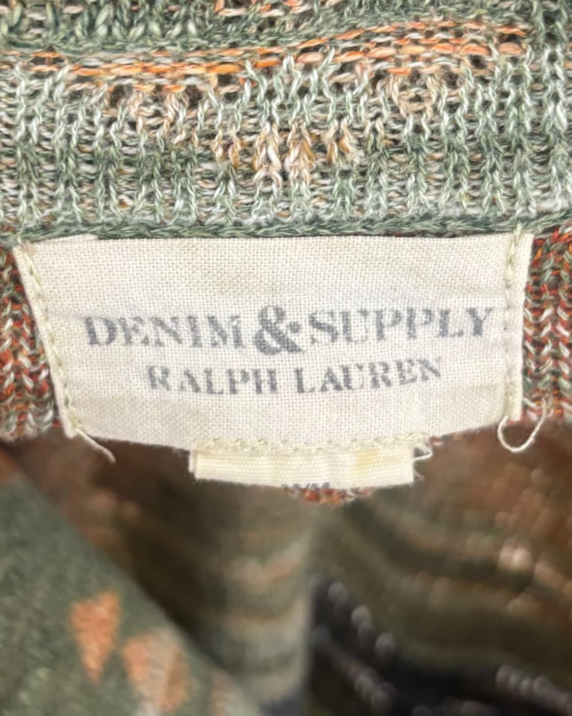 데님앤 서플라이 랄프로렌 아즈텍 패턴 니트 가디건 상품이미지7