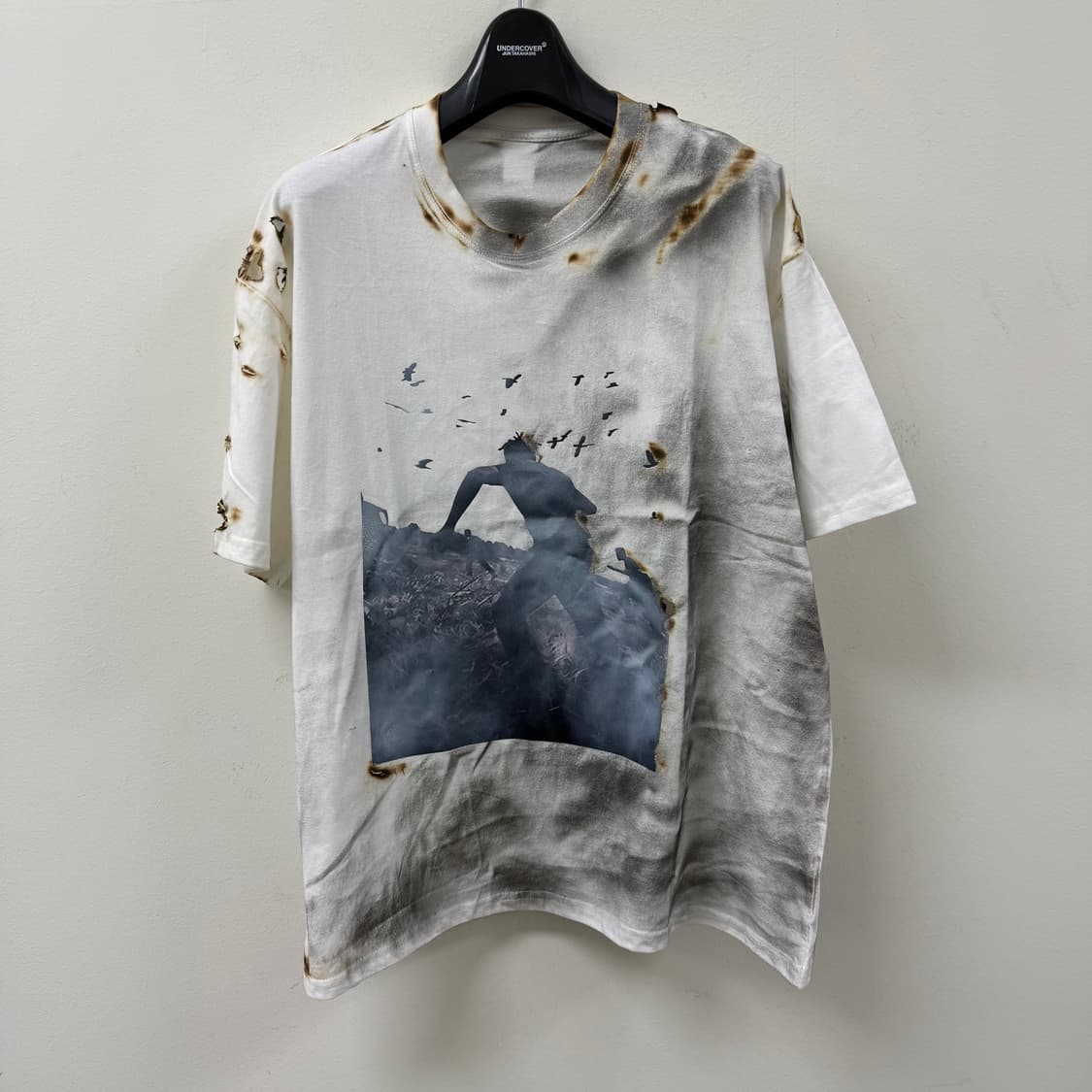 빈티지 디스트로이드 그릴드워싱 티셔츠  상품이미지1