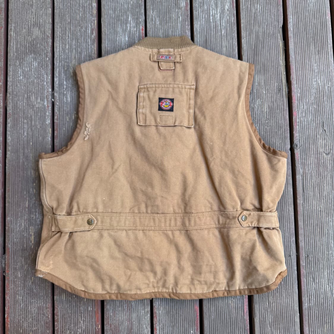 빈티지 워크 베스트 브라운 상품이미지4