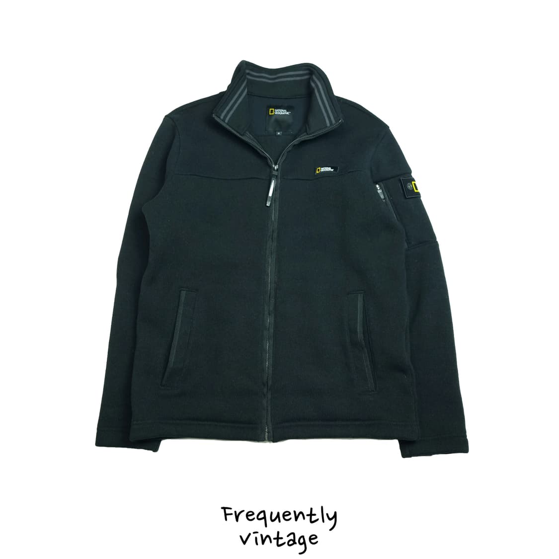 [택포]내셔널지오그래픽 와펜 플리스 집업 M 상품이미지1