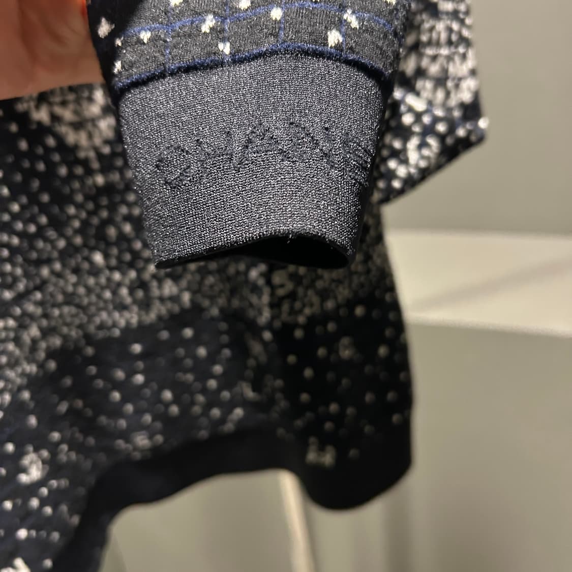 샤넬 레터링 CC 니트집업 상품이미지6