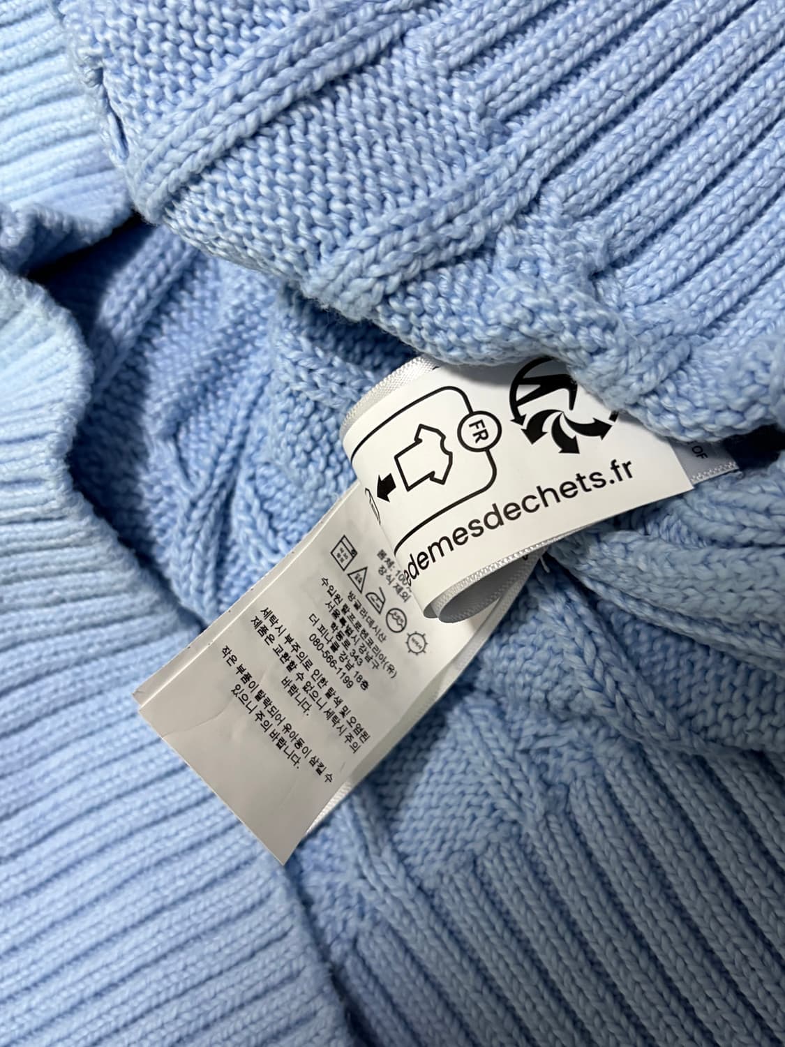 폴로 랄프로렌 케이블 반집업 니트 상품이미지4