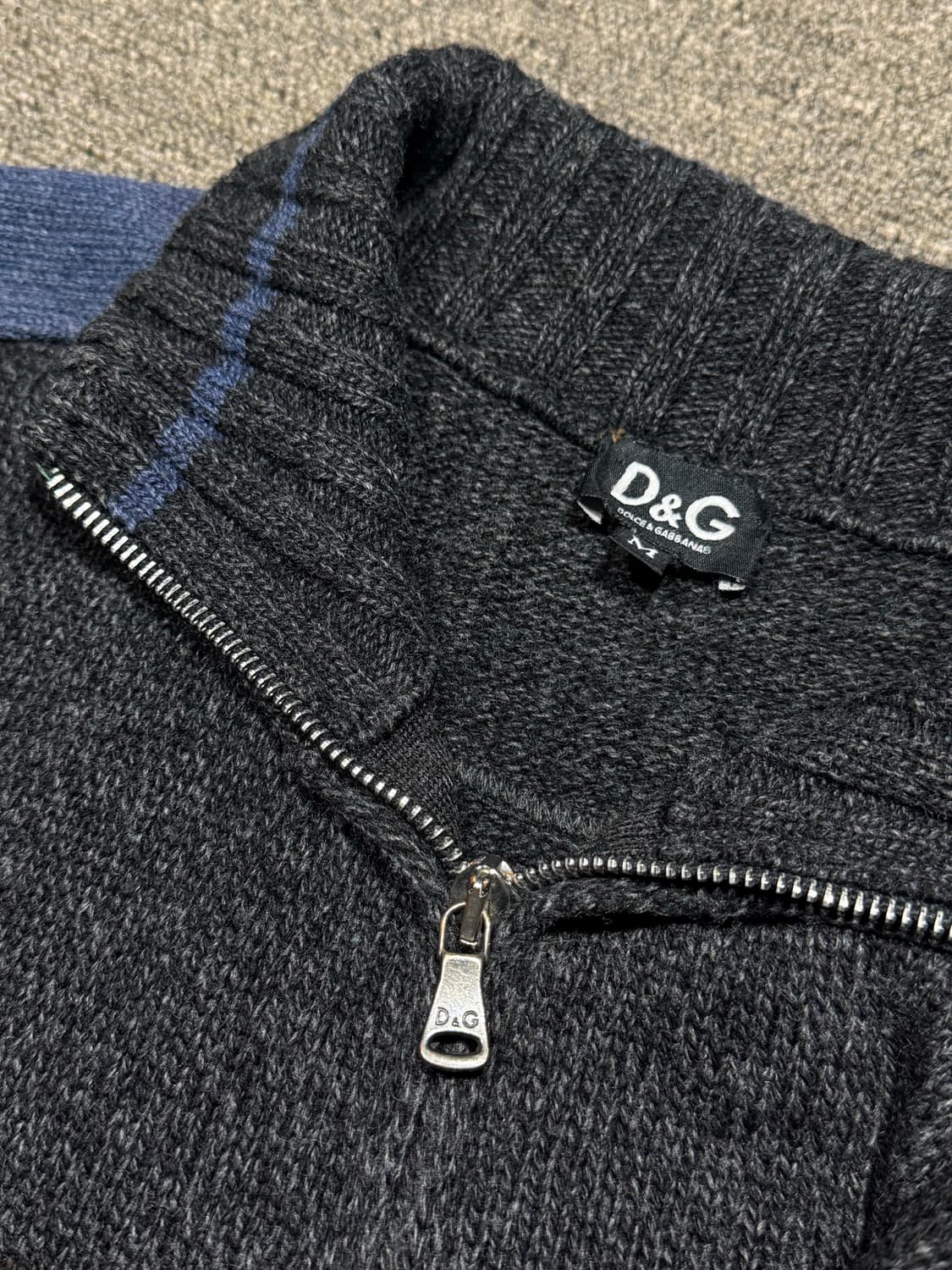 Dolce & Gabbana 돌채앤가바나 컬러블록 니트 집업 상품이미지5