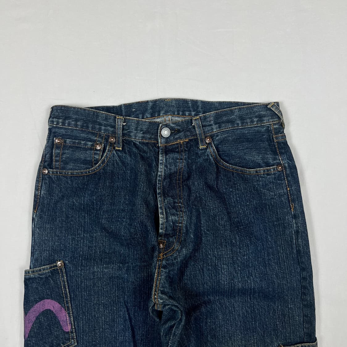 에비수 evisu 멀티컬러 포켓 데님팬츠 청바지 상품이미지3