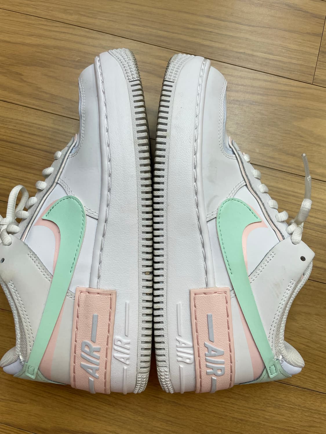 나이키 에어포스 1 쉐도우 흰핑민 상품이미지5