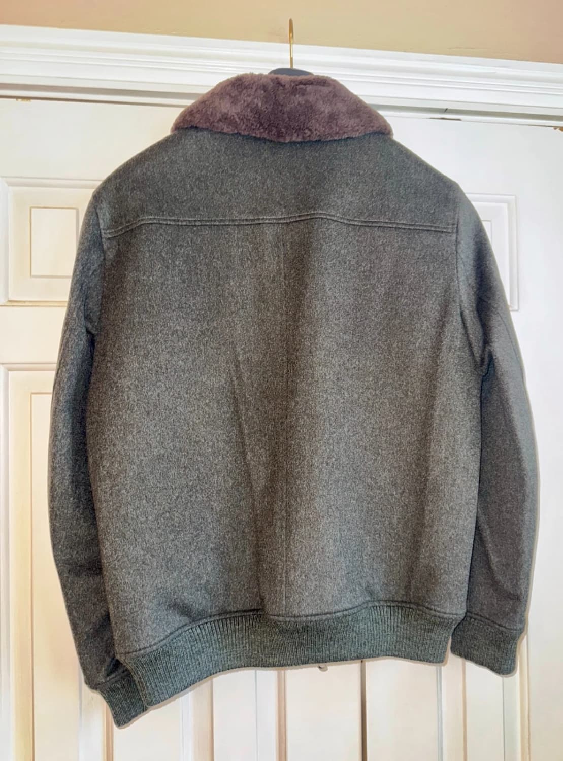 XL 브룩스브라더스 시어링 칼라 항공 점퍼 (올리브) 상품이미지2