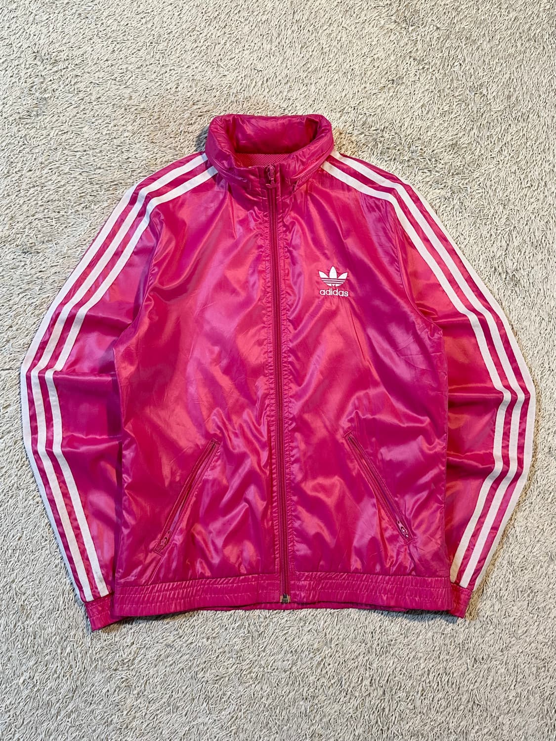 아디다스 ADIDAS 오리지널 바람막이 자켓 핑크 우먼스 36 상품이미지1