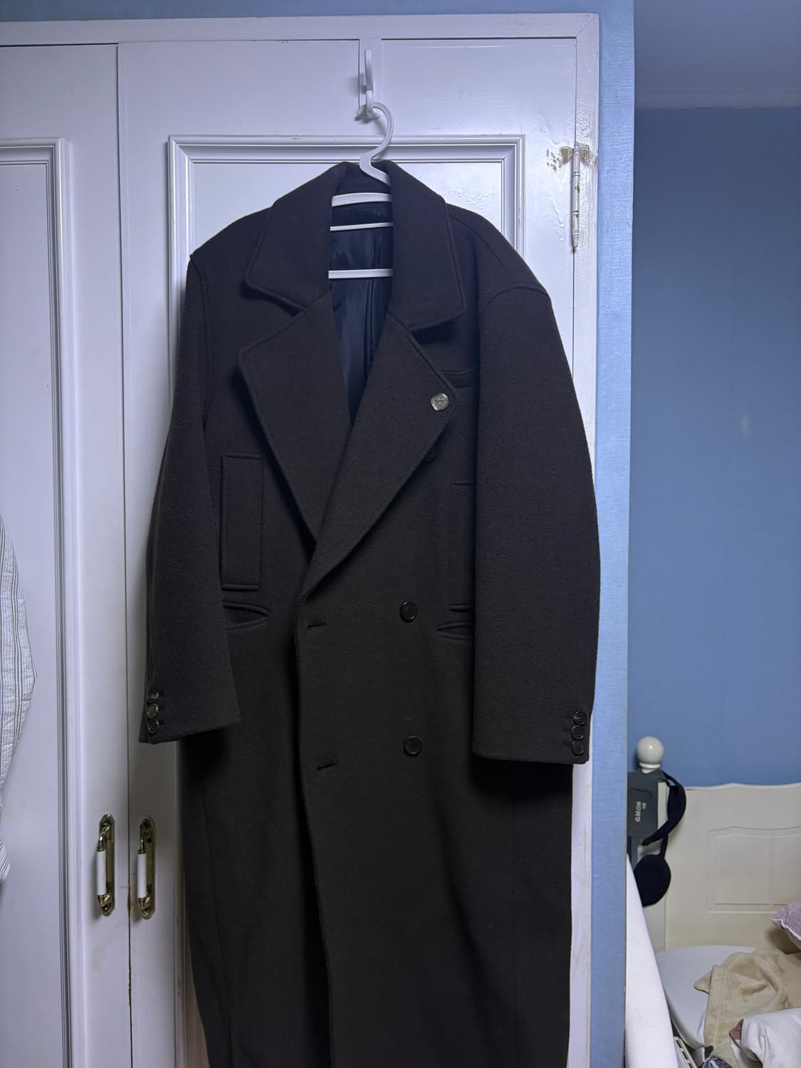 애니타임로릭 라벤더 더블 코트 M(브로치 증정) 상품이미지3