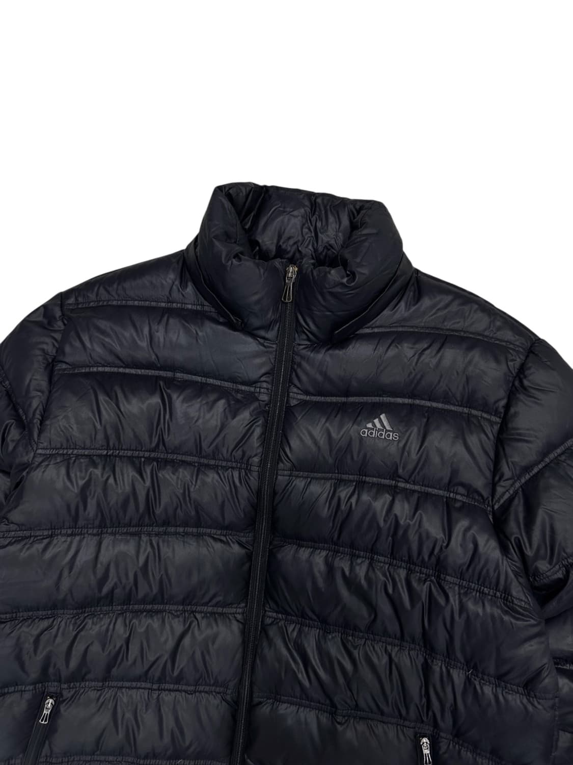 아디다스 올드스쿨 구스다운 경량패딩 블랙 (L) 상품이미지2