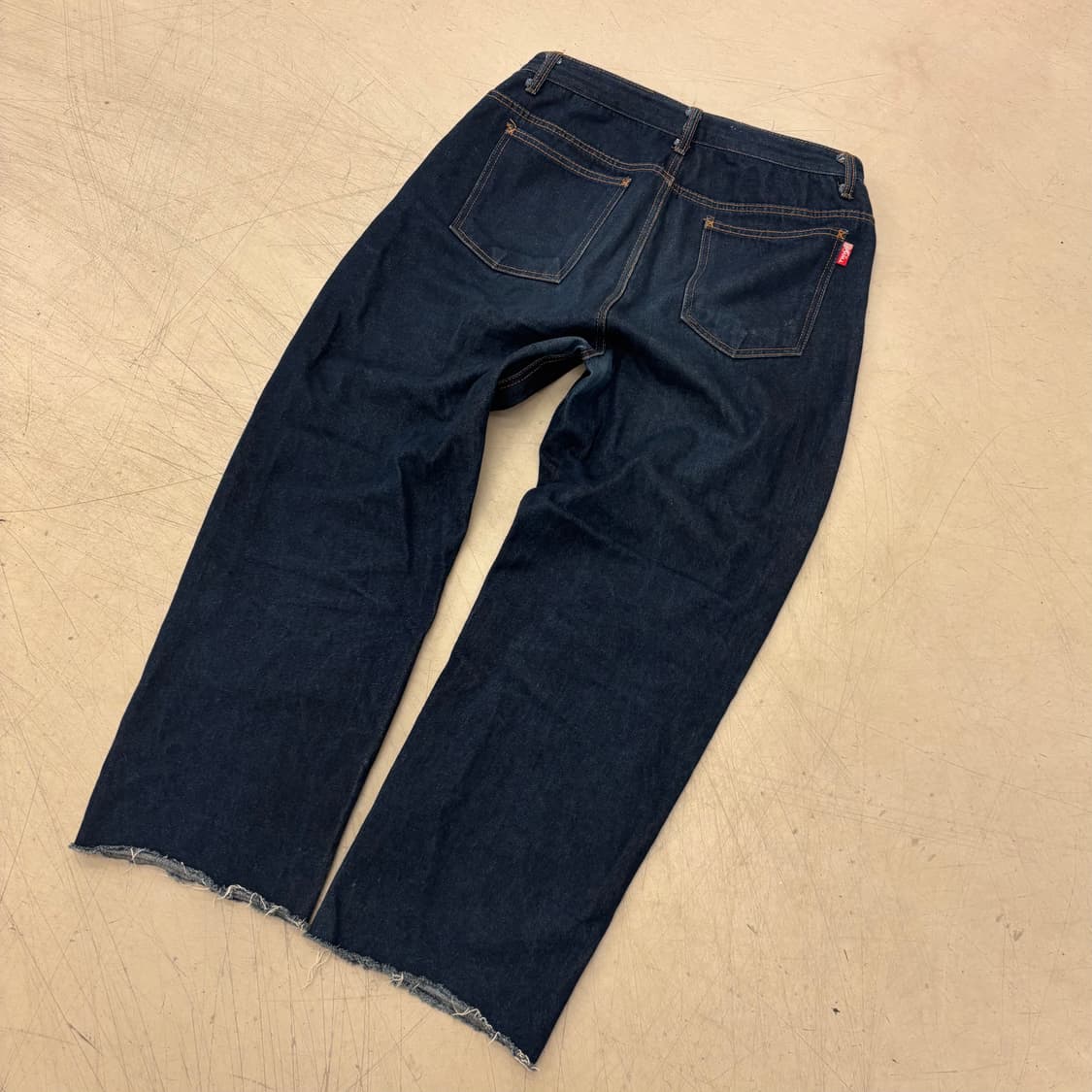 Twn 커팅 와이드 데님 팬츠 상품이미지3