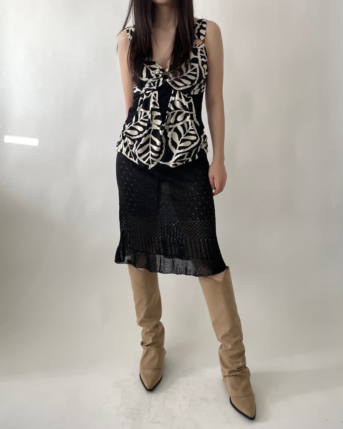 MORGAN pattern pocket top 상품이미지8