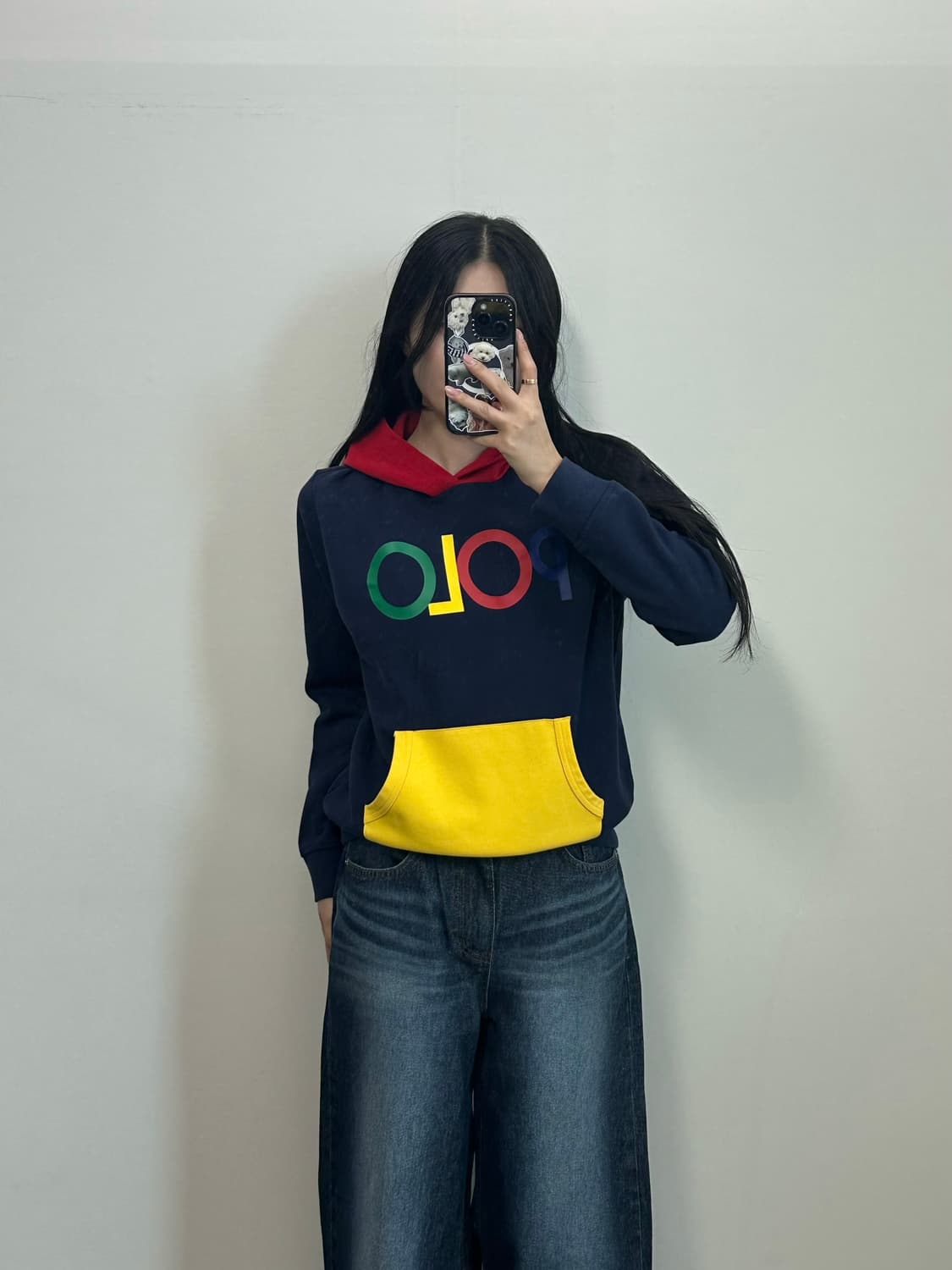 폴로 랄프로렌 스펠아웃 블록 후드티 상품이미지1