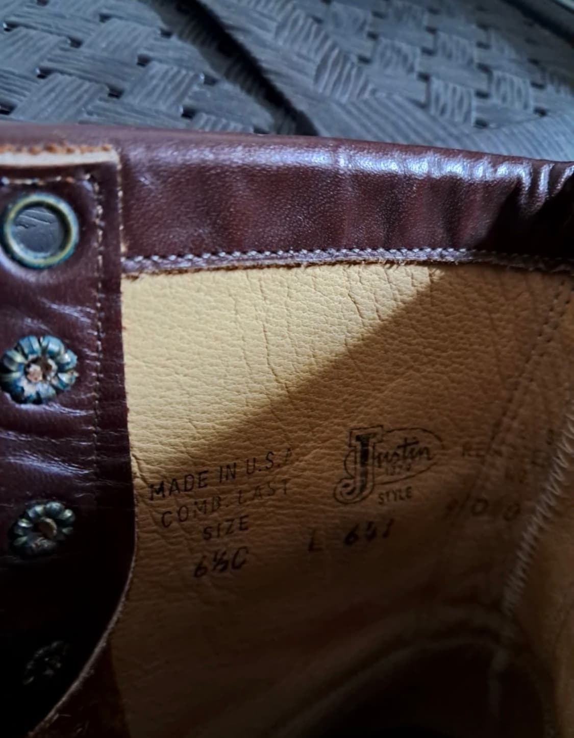 저스틴 레이스업 부츠 상품이미지2