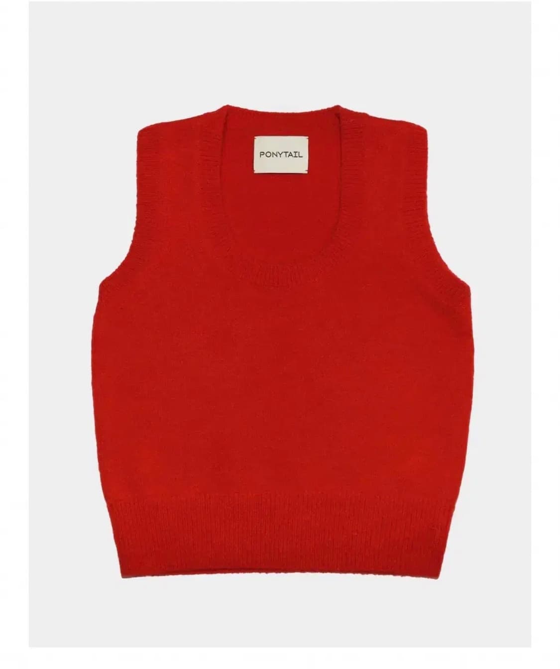 PONYTAIL 크래용 니트 베스트 상품이미지3