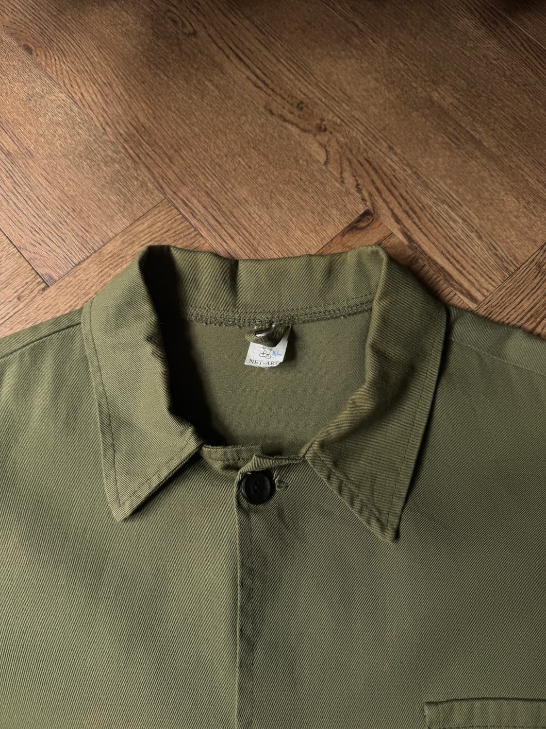 [2XL]빈티지 올리브 그린 프렌치 워크자켓 상품이미지2