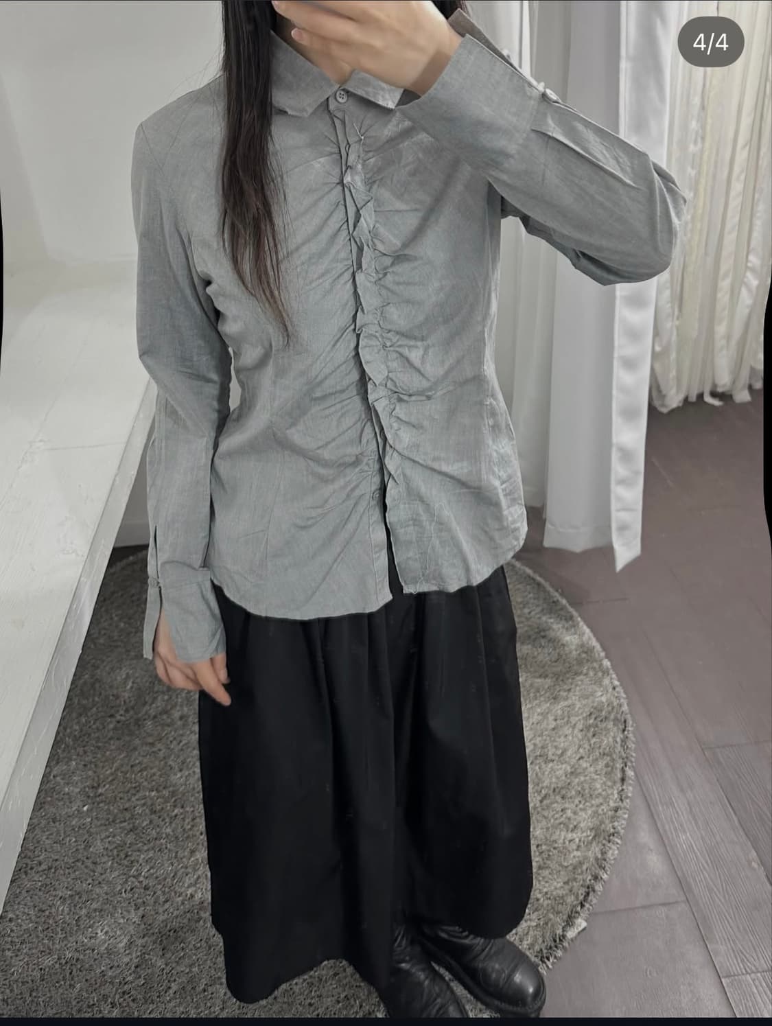 Saison shirring shirt 상품이미지3