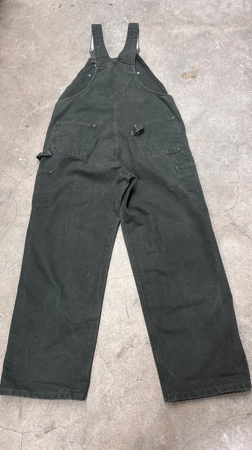 00’s 칼하트 더블니 오버롤 모스그린 상품이미지4