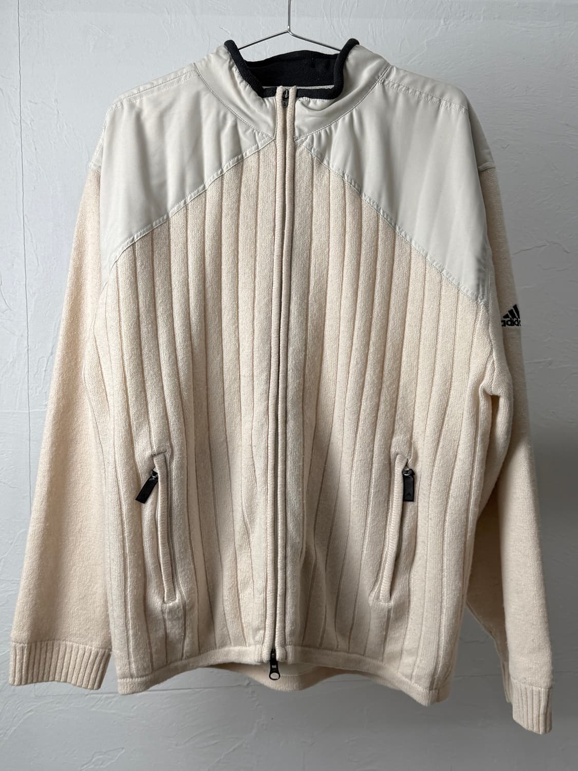 아디다스 믹스드 투웨이 니트 집업 상품이미지2