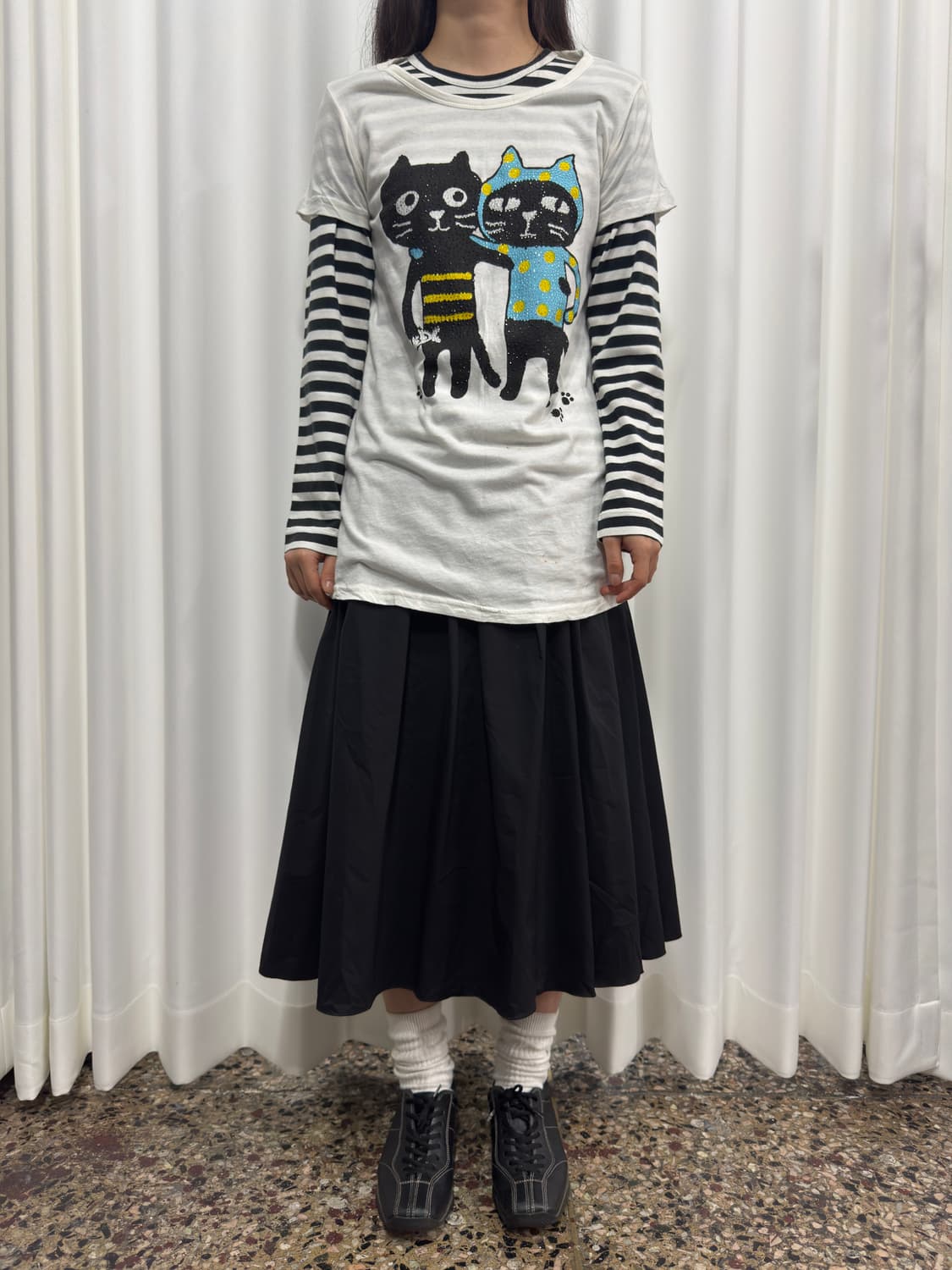 m’s gracy pleats midi skirt 상품이미지2