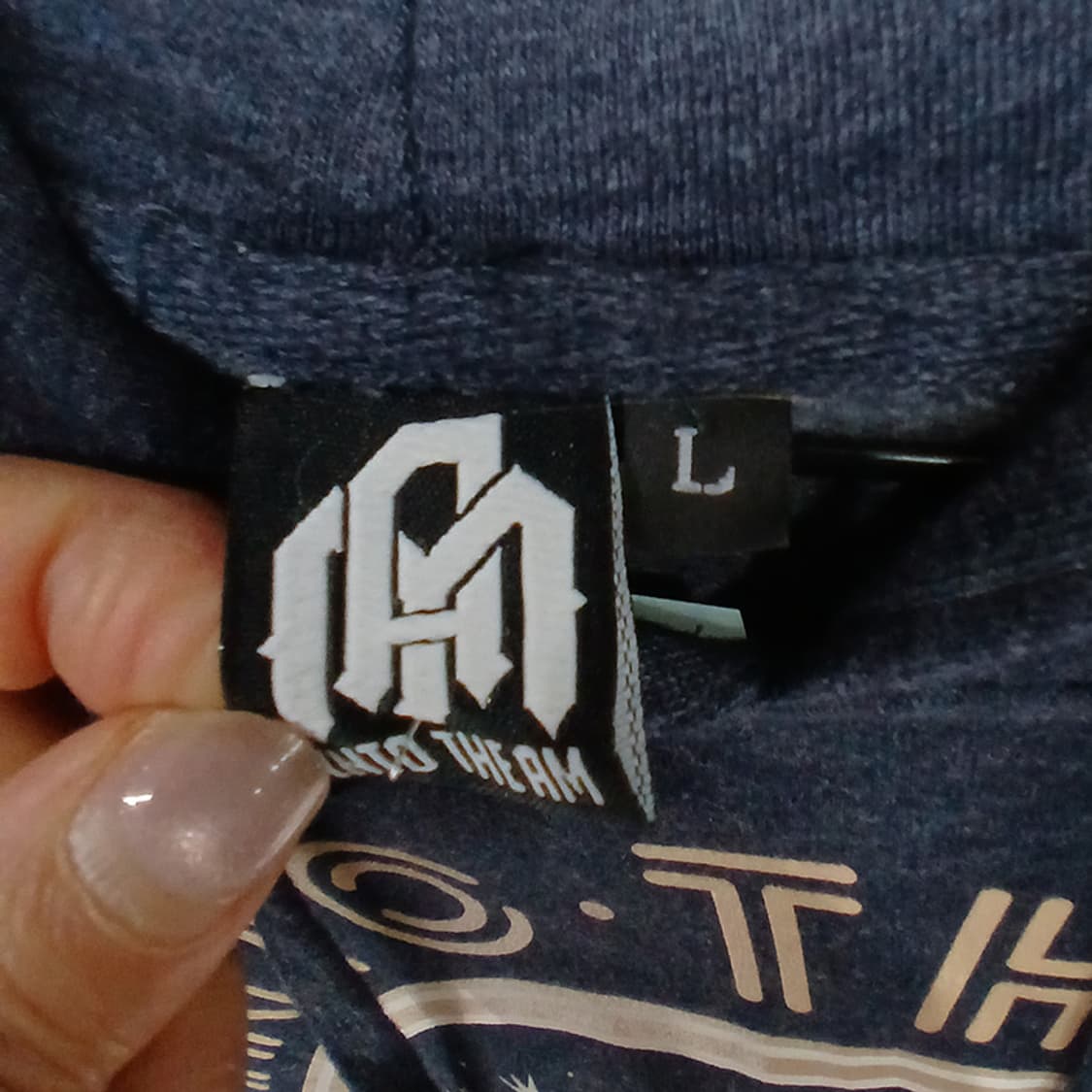 인투디에이엠 차콜그레이 남성 후드 맨투맨 상의 90~95 상품이미지3