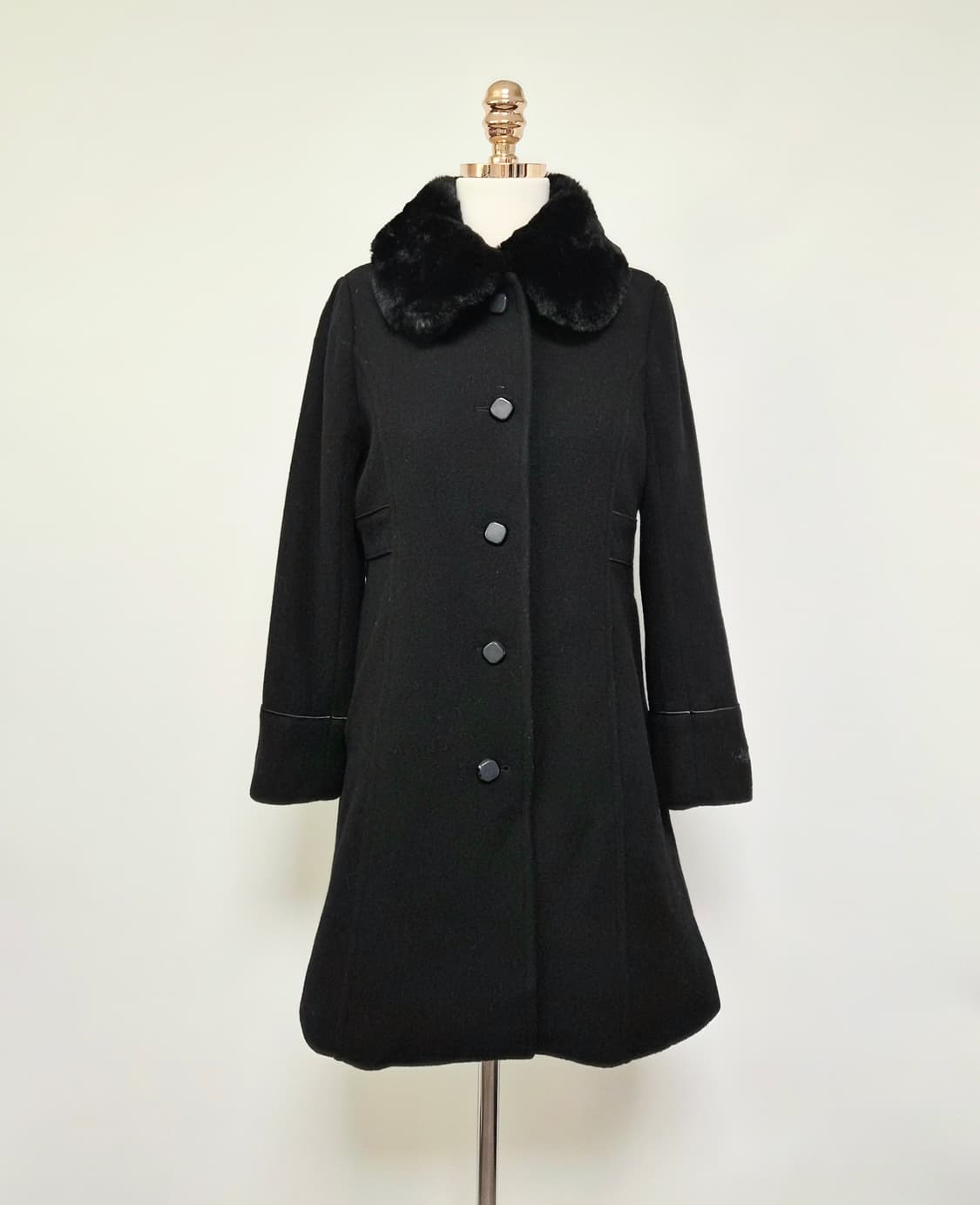 메조피아노 블랙코트 m사이즈 갸루 러블리 상품이미지2