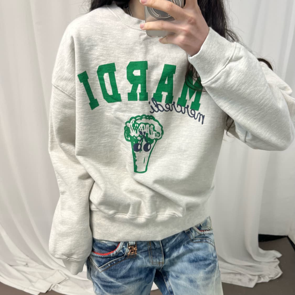 Mardi Mercredi Melange Sweatshirt  상품이미지3