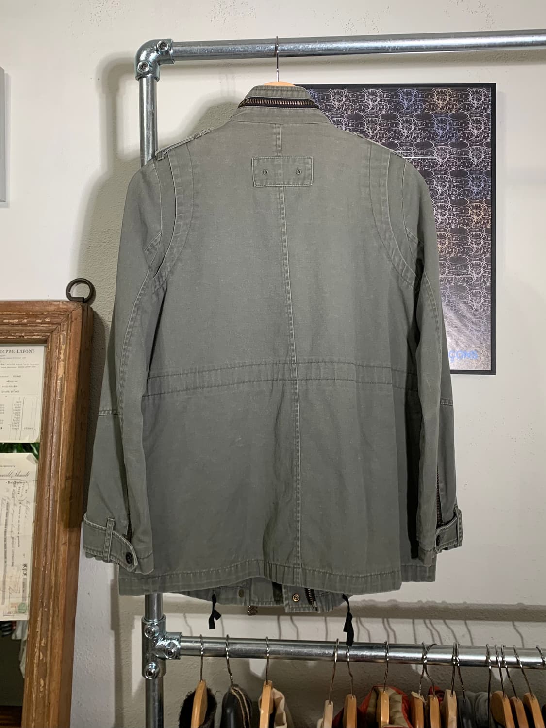 00’s Stussy 스투시 Slink 지퍼 M65 올리브 필드자켓 상품이미지9