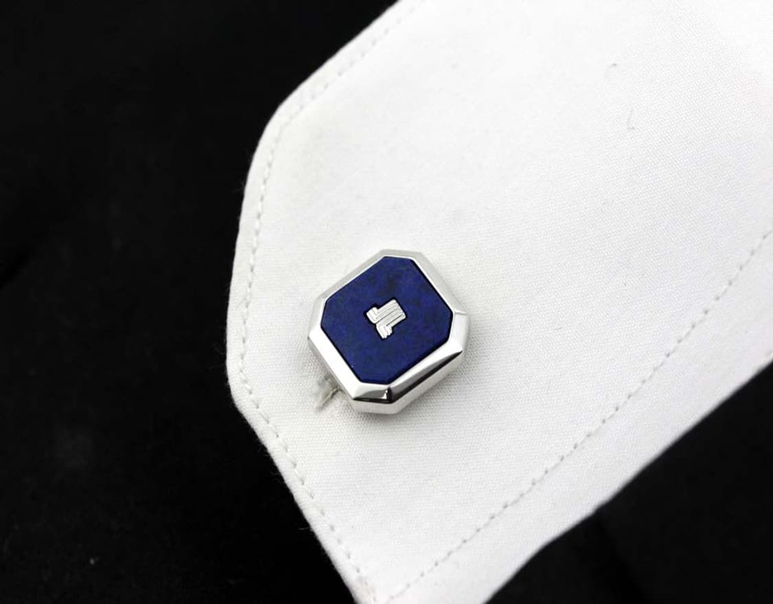 랑방 A등급 6cm 라피스 원석 명품 넥타이핀 커프스 세트 상품이미지10