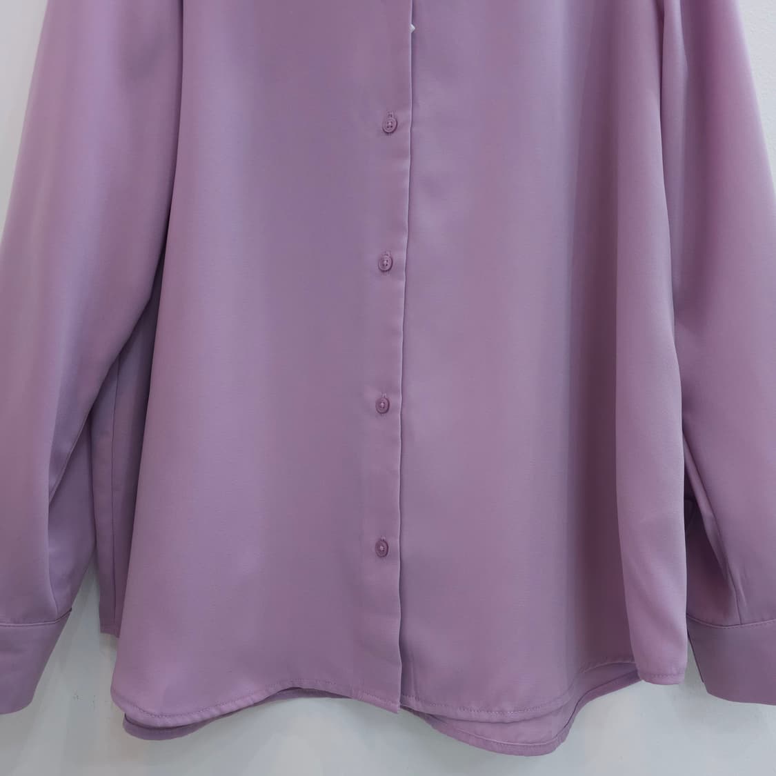 GU 라일락 실켓 루즈핏 셔츠 상품이미지5
