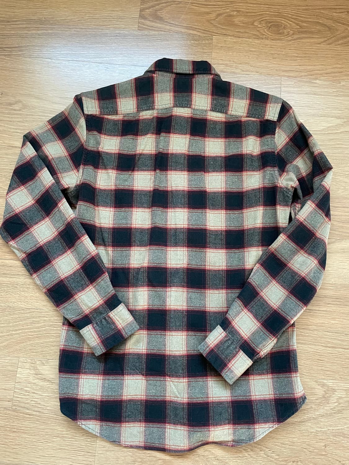 RRL 체크 셔츠 브라운 블랙 베이지 플레이드 타탄 S 상품이미지2