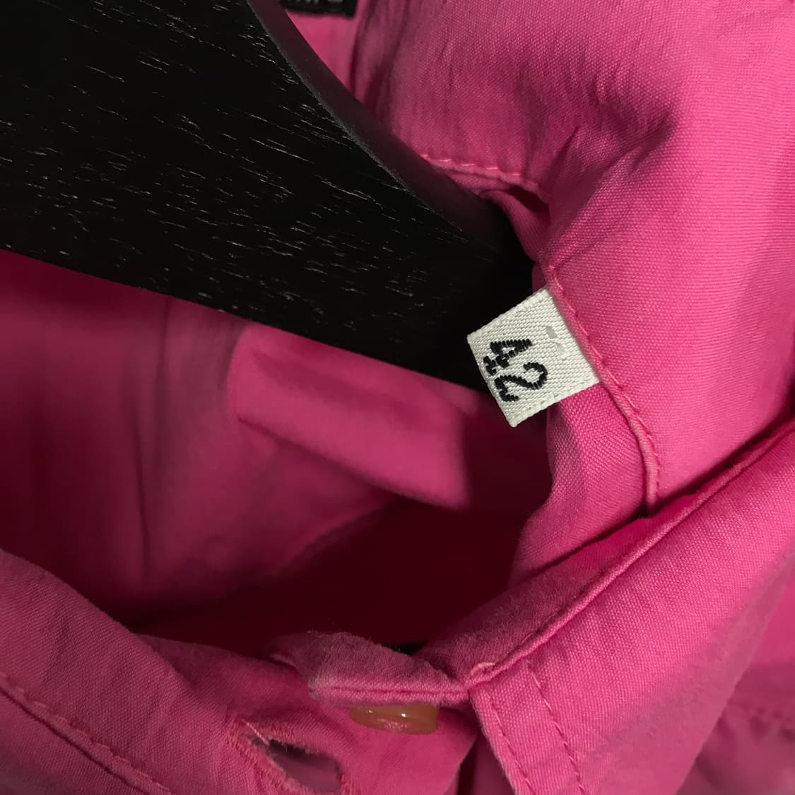 베르사체 핑크 반팔 셔츠 42(W) 상품이미지6