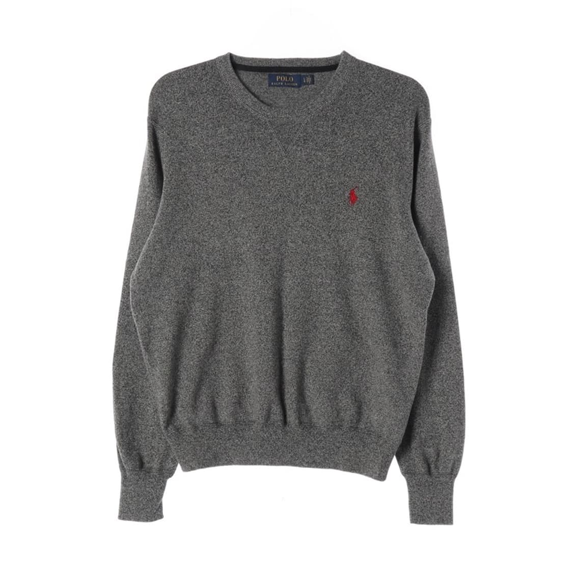 폴로 랄프로렌 자수 로고 코튼 크루넥 니트 L 상품이미지1