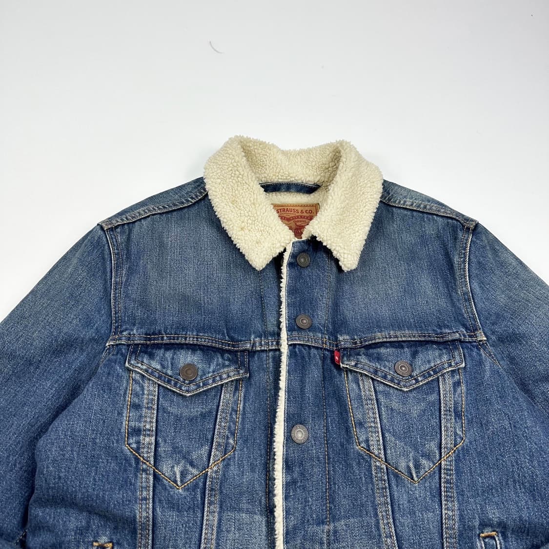 리바이스 오리지널 양털 트러커 데님 자켓 (S) 상품이미지1